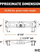 Curt Oem-Style Gooseneck Hitch Chevrolet Silverado | Gmc Sierra 2500 | 3500 2020-2023                                     - 60642 - Image 2