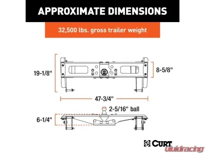Curt Oem-Style Gooseneck Hitch Chevrolet Silverado | Gmc Sierra 2500 | 3500 2020-2023 - 60642