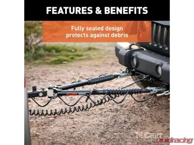 Curt 7,500 Lbs | 2" Shank Rambler Steel RV Tow Bar - 70001