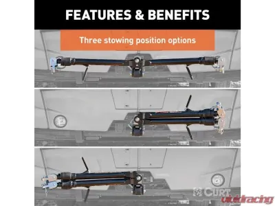 Curt 7,500 Lbs | 2" Shank Rambler Steel RV Tow Bar - 70001