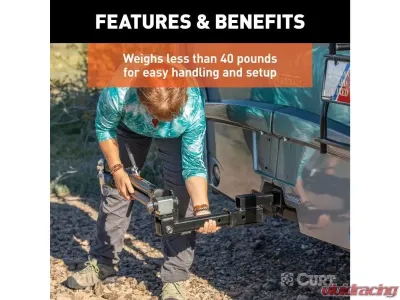 Curt 7,500 Lbs | 2" Shank Rambler Steel RV Tow Bar - 70001