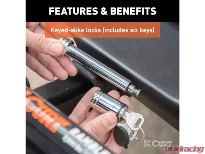 Curt Rambler Tow Bar Lock Set - 70005