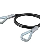 Curt 7,500 Lbs Replacement 36" x 3/8" Diameter Tow Bar Base Plate Safety Cable                                     - 70007 - Image 2