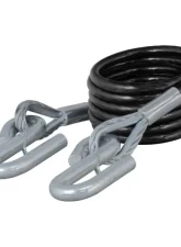 Curt 7,500 Lbs Replacement 84" x 3/8" Diameter Tow Bar Safety Cable With Hooks                                     - 70008 - Image 2