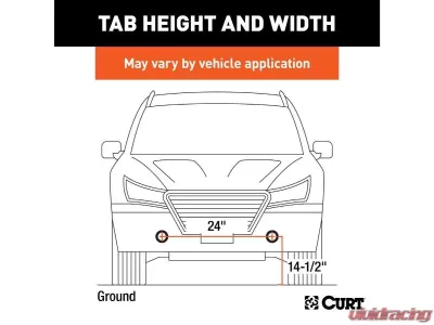 Curt Custom Tow Bar Base Plate Eep Wrangler Jk 2007-2018 - 70102