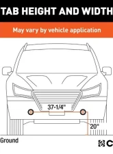 Curt Custom Tow Bar Base Plate Jeep Cherokee 2019-2022                                     - 70103 - Image 2