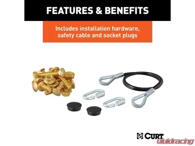 Curt Custom Tow Bar Base Plate Jeep Wrangler Jl 2018-2022 - 70105