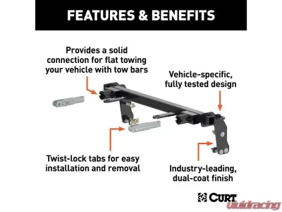 Curt Custom Tow Bar Base Plate Chevrolet Colorado | Gmc Canyon 2015-2020 - 70107