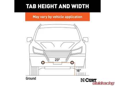 Curt Custom Tow Bar Base Plate Chevrolet Equinox 2018-2022 - 70108