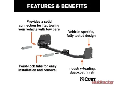 Curt Custom Tow Bar Base Plate Chevrolet Equinox 2018-2022 - 70108