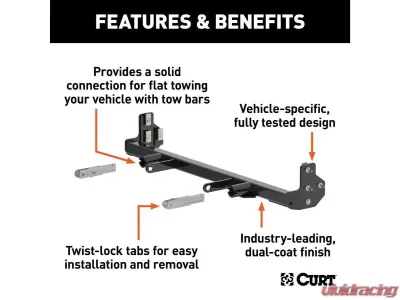 Curt Custom Tow Bar Base Plate Chevrolet Equinox | Gmc Terrain 2010-2017 - 70109