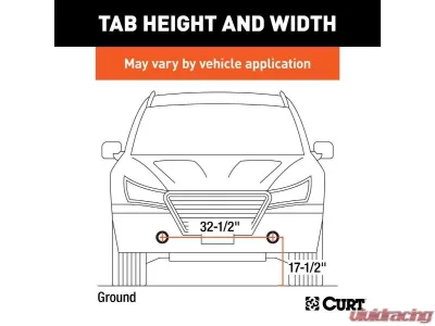 Curt Custom Tow Bar Base Plate Cadillac Escalade | Suburban | Tahoe | Yukon | Yukon Xl 2015-2020 - 70111