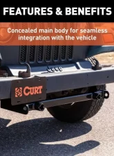 Curt Custom Tow Bar Base Plate Jeep Wrangler Tj 1997-2006                                     - 70112 - Image 4