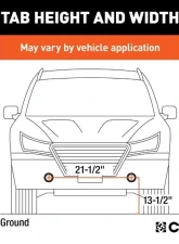 Curt Custom Tow Bar Base Plate Ford Focus 2016-2018                                     - 70113 - Image 2