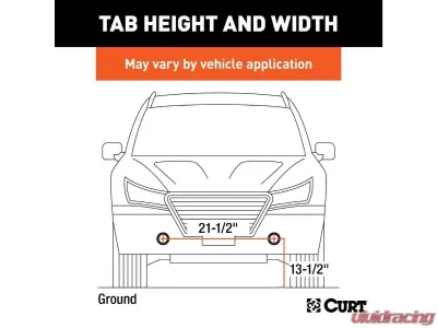 Curt Custom Tow Bar Base Plate Ford Focus 2016-2018 - 70113