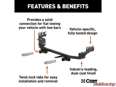 Curt Custom Tow Bar Base Plate Ford Focus 2016-2018 - 70113