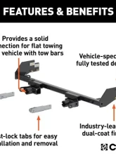 Curt Custom Tow Bar Base Plate Honda Cr-V 2007-2011                                     - 70115 - Image 3