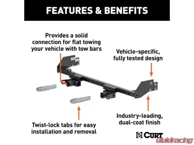 Curt Custom Tow Bar Base Plate Honda Cr-V 2007-2011 - 70115