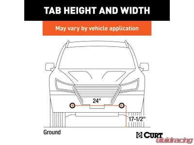 Curt Custom Tow Bar Base Plate Buick Envision 2016-2020 - 70117