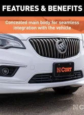 Curt Custom Tow Bar Base Plate Buick Envision 2016-2020                                     - 70117 - Image 4