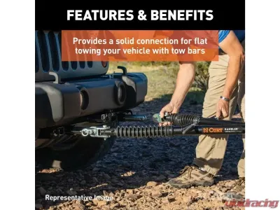 Curt Custom Tow Bar Base Plate Ram 1500 2016-2022 - 70121