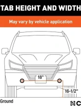 Curt Custom Tow Bar Base Plate Cadillac SRX 2010-2016                                     - 70123 - Image 2