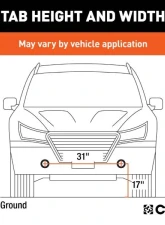 Curt Custom Tow Bar Base Plate Ford Ranger 2019-2022                                     - 70127 - Image 2