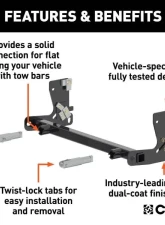 Curt Custom Tow Bar Base Plate Jeep Gladiator Jt 2020-2021                                     - 70129 - Image 3