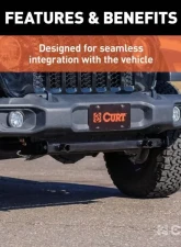 Curt Custom Tow Bar Base Plate Jeep Gladiator Jt 2020-2021                                     - 70129 - Image 4