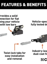 Curt Custom Tow Bar Base Plate Ford F-150 | Expedition | Lincoln Navigator 2016-2022                                     - 70130 - Image 3