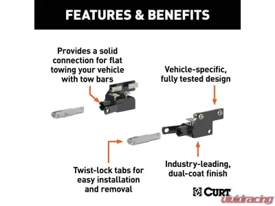 Curt Custom Tow Bar Base Plate Ford F-150 | Expedition | Lincoln Navigator 2016-2022 - 70130