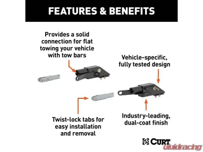 Curt Custom Tow Bar Base Plate Chevrolet Silverado | Gmc Sierra 2500 | 3500 HD 2015-2019 - 70131