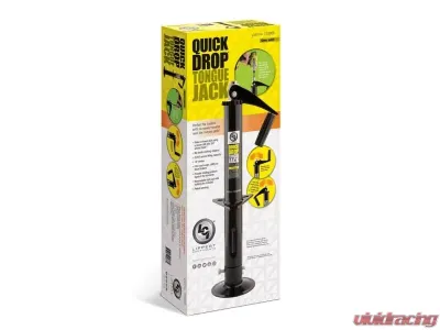 Curt 2,000 Lbs 14" Travelprint Lippert Quick Drop Drill-Operated Tongue Jack - 733926