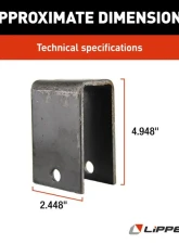 Curt Lippert Axle Hanger - 4.25                                     - 106185L - Image 2