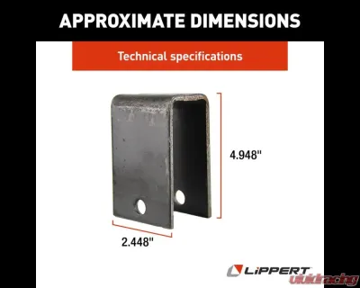 Curt Lippert Axle Hanger - 4.25 - 106185L