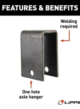 Curt Lippert Axle Hanger - 4.25                                     - 106185L - Image 3