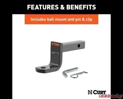 Curt Class 1 Trailer Hitch, 1-1/4" Ball Mount Kia K5 2021-2024 - 116233