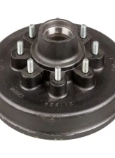 Curt Lippert 12" Brake Drum Hub Assembly for 7,000-lb. Axle - 8 on 6.5",1/2" Stud                                     - 122096 - Image 3