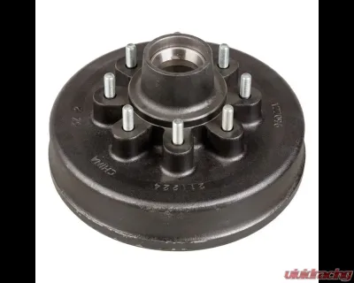 Curt Lippert 12" Brake Drum Hub Assembly for 7,000-lb. Axle - 8 on 6.5",1/2" Stud - 122096