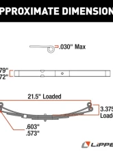 Curt Replacement Leaf Spring for RV Trailer Suspension System - 21", 1,400 lbs.                                     - 125269 - Image 2