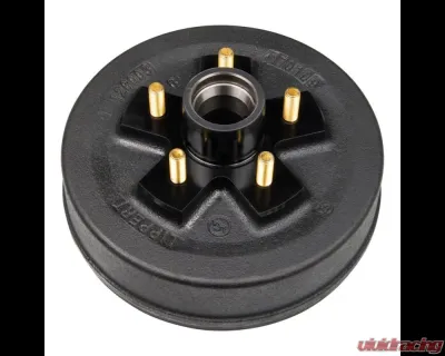 Curt Lippert 10" Brake Drum Hub for 3,500-lb. Axle - 5 on 4.5", 1/2" Stud - 126003
