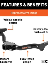 Curt Class 3 Trailer Hitch, 2" Receiver, Select Chevrolet Bolt EUV 2022-2023                                     - 13495 - Image 6