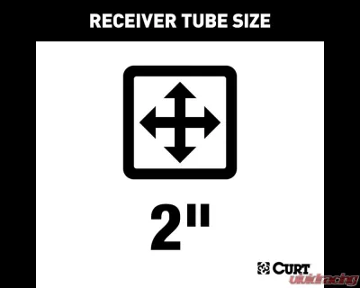 Curt Class 3 Trailer Hitch, 2" Receiver, Select Subaru Outback | Legacy 2020-2024 - 13570