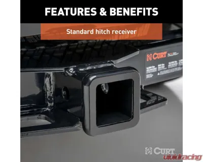 Curt Class 3 Trailer Hitch, 2" Receiver, Select Chevrolet Colorado | GMC Canyon 2023-2024 - 13576