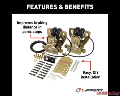 Curt Lippert Center Point Air-Ride RV Suspension System - Tandem Axle Configuration - 1565391