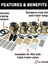 Curt Lippert Center Point Air-Ride RV Suspension System - Triple Axle Configuration                                     - 1565401 - Image 2