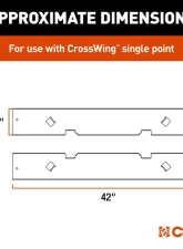 Curt CrossWing 20K 5th Wheel Hitch with Bed Protectors for 2-5/16" Gooseneck                                     - 16051 - Image 3