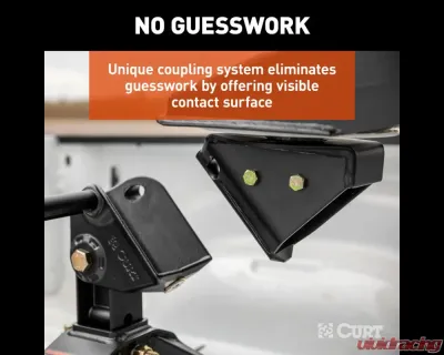 Curt CrossWing 20K 5th Wheel Hitch with Bed Protectors for 2-5/16" Gooseneck - 16051