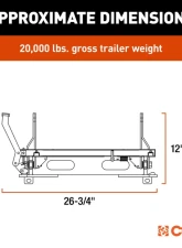 Curt S20 5th Wheel Slider, 20,000 lbs.                                     - 16564 - Image 2