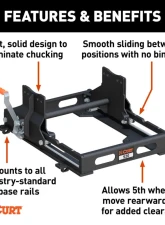 Curt S20 5th Wheel Slider, 20,000 lbs.                                     - 16564 - Image 3